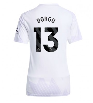 Manchester United Patrick Dorgu #13 Bortatröja Dam 2025-26 Kortärmad